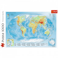 PUZZLE TREFL 1000 HARTA FIZICA A LUMII