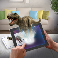 DESCOPERA DINOZAURUL T-REX & TRICERAPTOR FLUO STIINTA SI JOACA