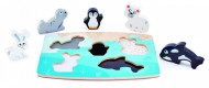 HAPE PUZZLE TACTIL - ANIMALELE POLARE