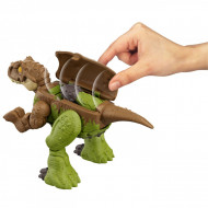 JURASSIC WORLD FIERCE CHANGERS DOUBLE DANGER DINOZAUR TRANSFORMABIL TYRANNOSAURUS REX SI ANKYLOSAURUS MARO