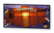KIT PICTURA PE NUMERE SCHIPPER APUS IN CARAIBE, 5 TABLOURI