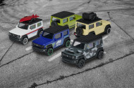 MAJORETTE SET 5 MASINI DIN METAL SUZUKI JIMNY 7.5CM
