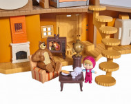 MASHA CASUTA URSULUI CU 2 ETAJE, FIGURINE SI FUNCTIUNI