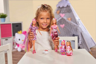 PAPUSA STEFFI CU FUSTITA CU PAIETE HELLO KITTY
