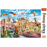 PUZZLE 1000 ORASE AMUZANTE ROMA SALBATICA