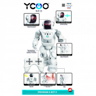 ROBOT ELECTRONIC CU RADIOCOMANDA PRΟGRAMM A BOT X