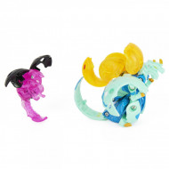 BAKUGAN PLATINUM POWERUP S4 DRAGONOID NANO SLEDGE SI NANO LANCER