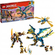 LEGO NINJAGO DRAGONUL STIHIE VS ROBOTUL IMPARATESEI 71796
