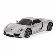 MASINA CU TELECOMANDA PORSCHE 918 SPYDER ARGINTIU CU SCARA 1 LA 24