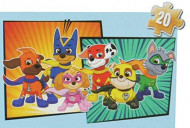 PATRULA CATELUSILOR PUZZLE 4IN1 DIN LEMN