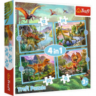 PUZZLE TREFL 10IN1 LUMEA DINOZAURILOR