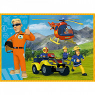 PUZZLE TREFL 4IN1 POMPIERUL SAM - CURAJOSUL SAM