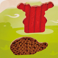 HAPE PUZLLE TACTIL - ANIMALELE DIN PADURE