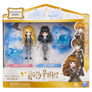 HARRY POTTER WIZARDING WORLD MAGICAL MINIS SET 2 FIGURINE LUNA LOVEGOOD SI CHO CHANG