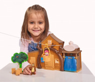 MASHA CASUTA URSULUI CU 2 ETAJE, FIGURINE SI FUNCTIUNI