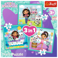 PUZZLE TREFL 3IN1 GABBYS DOLLHOUSE ACTIVITATILE LUI GABBY