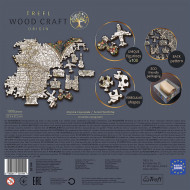 PUZZLE TREFL DIN LEMN 1000 PIESE HARTA LUMII ANTICE