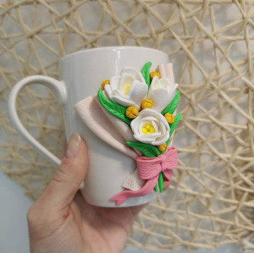 Cana Buchet cu flori - Img 2