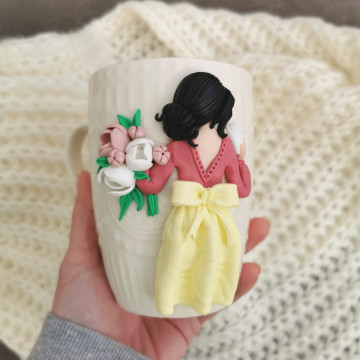 Cana Figurina / flori