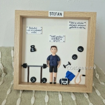 Tablou Antrenor fitness 2