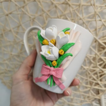 Cana Buchet cu flori - Img 3