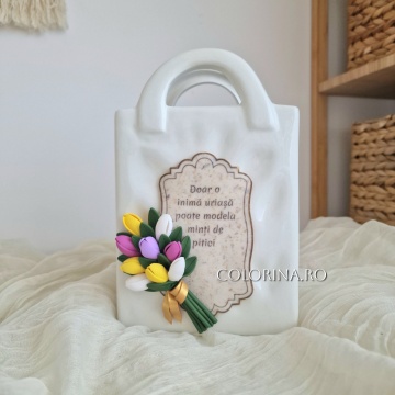 Vaza Buchet lalele - Doar o inimă