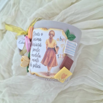 Cana Figurină Învățătoare/ Educatoare 2 - Img 2