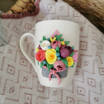 Cana Plic cu flori