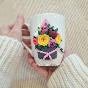 Cana Plic cu flori 2