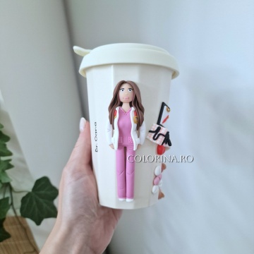 Pahar 'to go' Dr. Cardiolog