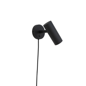 Aplica de perete Paris, Negru, 15x10x22 cm - Img 5