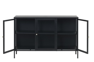 Bufet CARMEL, Negru, 40x85x132 cm