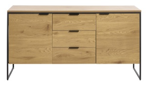 Bufet CESURA, Stejar deschis, 45x81x155 cm