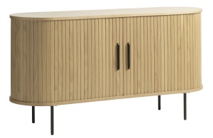 Bufet NOLA, Stejar deschis, 45x76x140 cm
