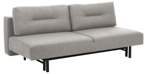 Canapea extensibila Malling, Gri, 83x200x105 cm - Img 3
