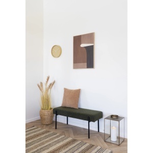 Ceas de perete Rosolini, Ocru, 4x30x30 cm - Img 2