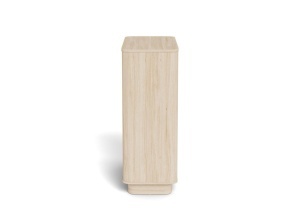 Comoda Atmore, Alb, 107x90x40 cm - Img 4