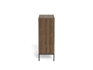 Comoda Palmdale, Gri, 110x80x40 cm - Img 4