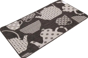 Covor bucatarie, Flex, Gri, 75x200 cm, Delta 19056 - Img 2