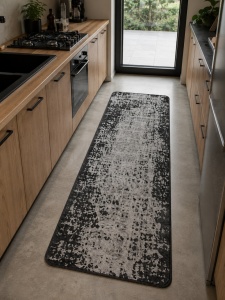 Covor bucatarie, Flex, Gri, 75x200 cm, Delta 19726