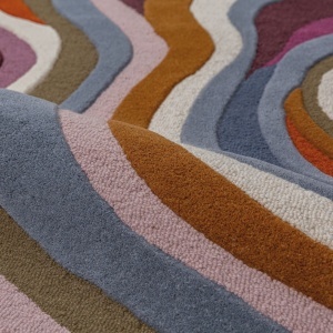 Covor oval Envy Wool Multicolor 160x230 cm - Img 3