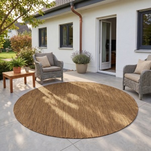 Covor Rotund MIRA V1 Maro 80x80 cm