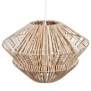 Csillár egy égővel, PWL-1102 pakoworld E27, bézs, 44x31 cm