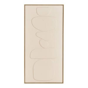 Decoratiune de perete Victoria No. 1, Bej, 4.5x60x120 cm - Img 5