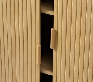 Dulap CAVO, Stejar deschis, 40x113x90 cm - Img 3