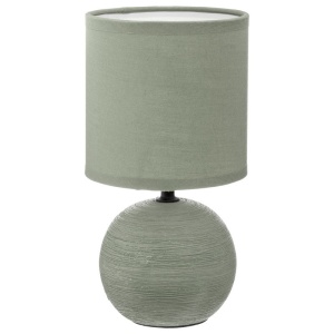Éjjeli lámpa, E14 60W, PWL-1210, khaki kerámia, D13x25cm