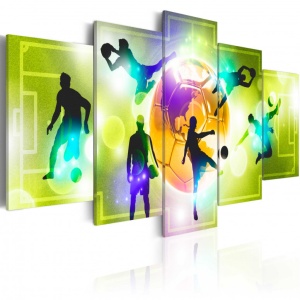 Festmény Energy of The Game, 100x50 cm