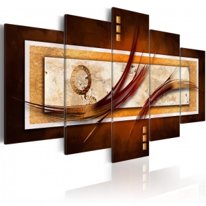 Festmény Iridescent brown, 200x100 cm
