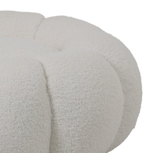 Fotel puff Nester, Pako World, fehér, 60x31 cm - Img 2