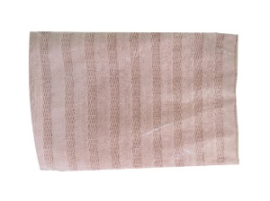 Fürdőszobai szőnyeg, Lupe, 100% pamut, púder, 70x120 cm